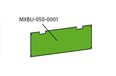 Ізоляція задньої частини 1 TXN110 - MXBU-050-0001-RAL6018